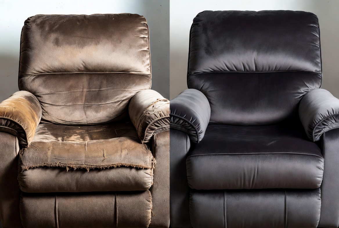 Retapizado silla reclinable